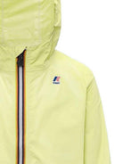 Giacca P. Le Vrai Claude 4.0 per bambini K Way Kids verde lime con cappuccio K61336W W0Z K-WAY KIDS 