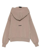 Felpa per bambini MSGM Kids beige con stampa del logo F5MSJUHS052 MS042 MSGM KIDS 