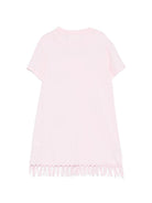 Abito per bambina MC2 Saint Barth Kids rosa con motivo frutta ABY0001 00284L MC2 ST. BARTH KIDS 