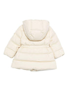 Giubbino per neonata Moncler Enfant beige con ruches sulle tasche K29511C00001597YW 041 MONCLER ENFANT 