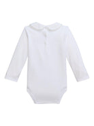 Tutina per neonati Polo Ralph Lauren Kids bianca con colletto Peter Pan 320980850 001 Ralph Lauren kids 