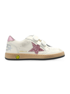 Sneakers per bambina Golden Goose Kids bianche con toppa con stella glitterata F00501F004241 11224 GOLDEN GOOSE KIDS 