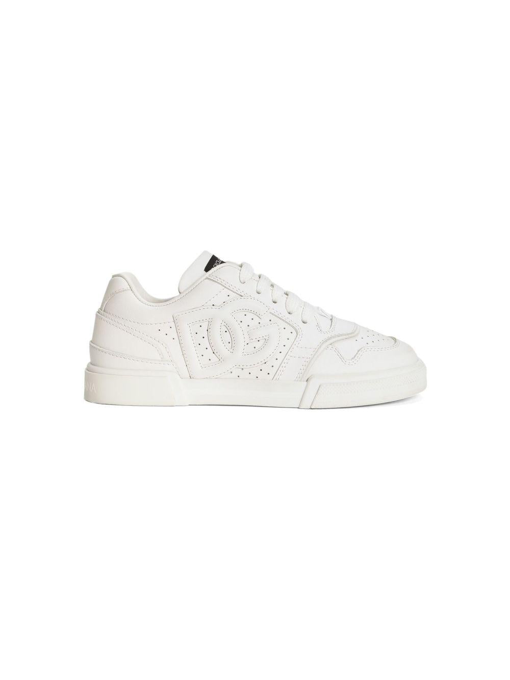 Sneakers per bambini Dolce & Gabbana Kids bianche con logo sul davanti DA5263 A1160 8R179 DOLCE & GABBANA KIDS 