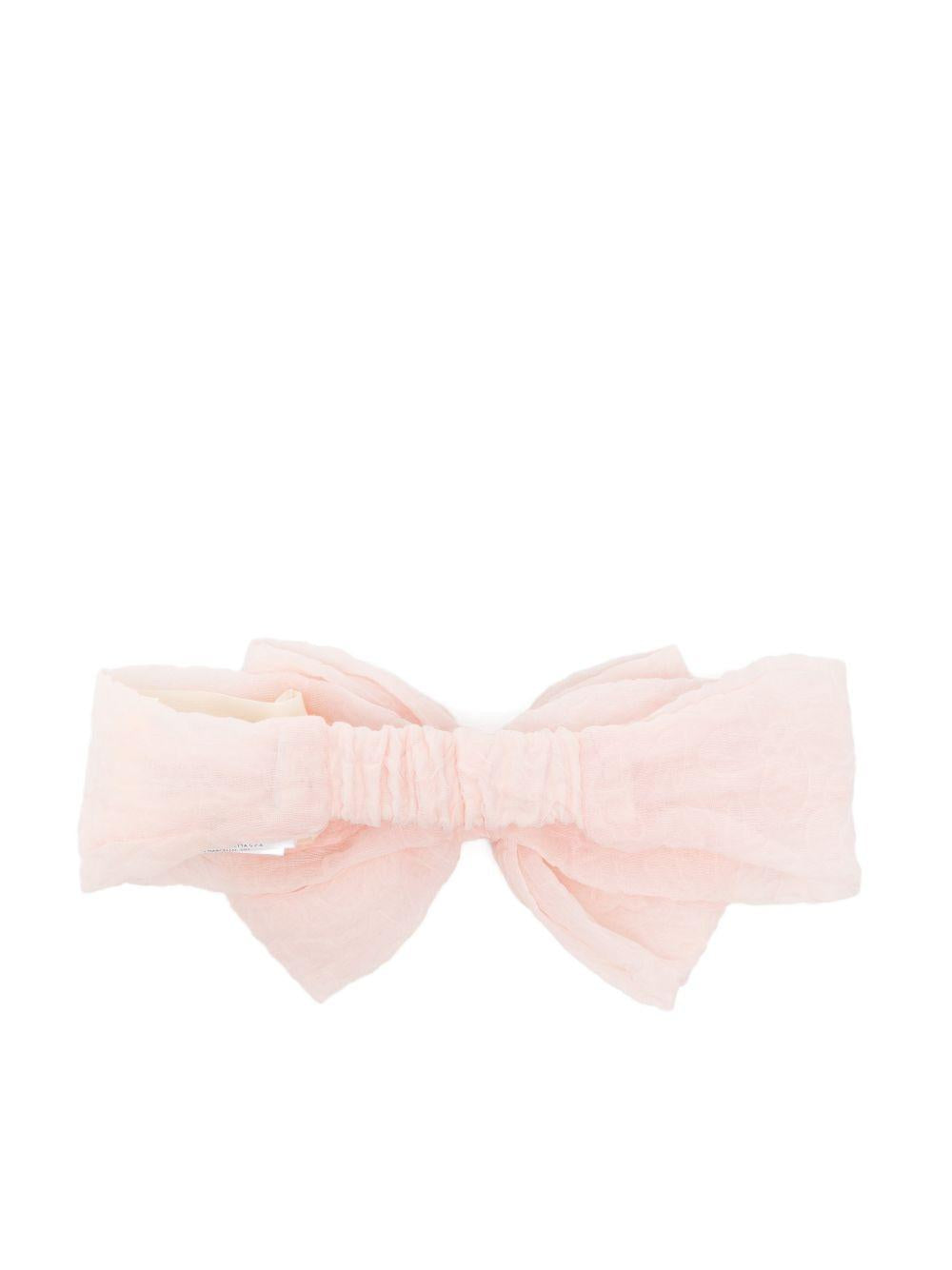 Cerchietto per neonata Simonetta rosa chiaro con fiocco SY0004 O0069 508 SIMONETTA 