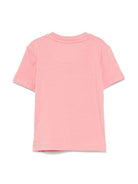 T-shirt con stampa per neonata Calvin Klein Kids rosa con orlo dritto IN0IN00261 VAZ CALVIN KLEIN KIDS 
