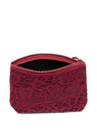 Pochette Aline MC2 Saint Barth bordeaux con decorazione leopardata ALI0032 00269L MC2 ST. BARTH KIDS 