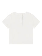 T-shirt per neonati Fendi Kids bianco con stapma grafica sul davanti BUI101 7AJ F0TU9 FENDI KIDS 