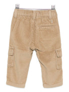 Pantaloni per neonato Trussardi Junior beige in velluto a coste TIA25111PA CHINCHILLA TRUSSARDI JUNIOR 