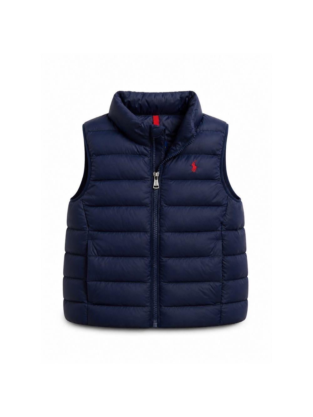 Giubbino per bambino Polo Ralph Lauren Kids blu con logo ricamato Polo Pony 322B15067 001 Ralph Lauren kids 