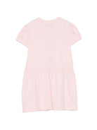 Abito per bambina Moschino Kids rosa con motivo Teddy Bear HDV0IHLAA10 50209 MOSCHINO KIDS 