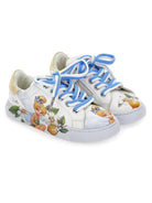 Sneakers per bambina Monnalisa x Disney bianca con stampa Trilly 8CG006 7705 9914 MONNALISA KIDS 