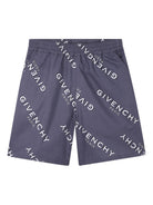Completo 2 pezzi per bambino Givenchy Kids grigio con logo all-over H31081 M01 GIVENCHY KIDS 