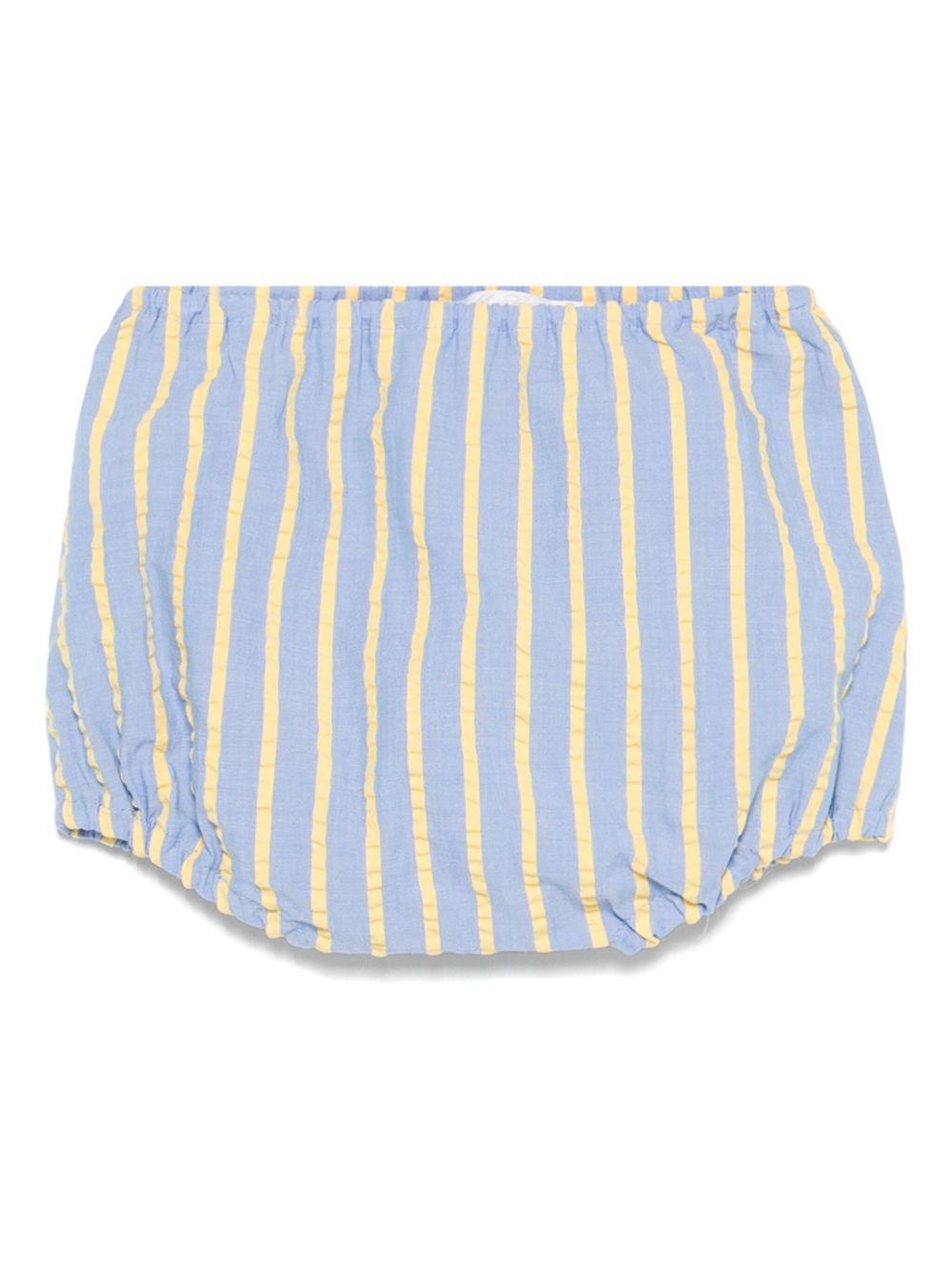 Pantaloncini per neonata Mariella Ferrari azzurro a righe PLE5 025 MARIELLA FERRARI 