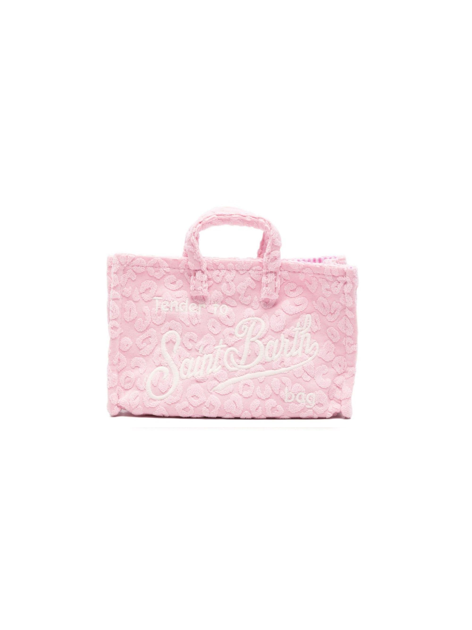 Phone bag MC2 Saint Barth rosa con logo ricamato PHONE014 00527L MC2 ST. BARTH KIDS 