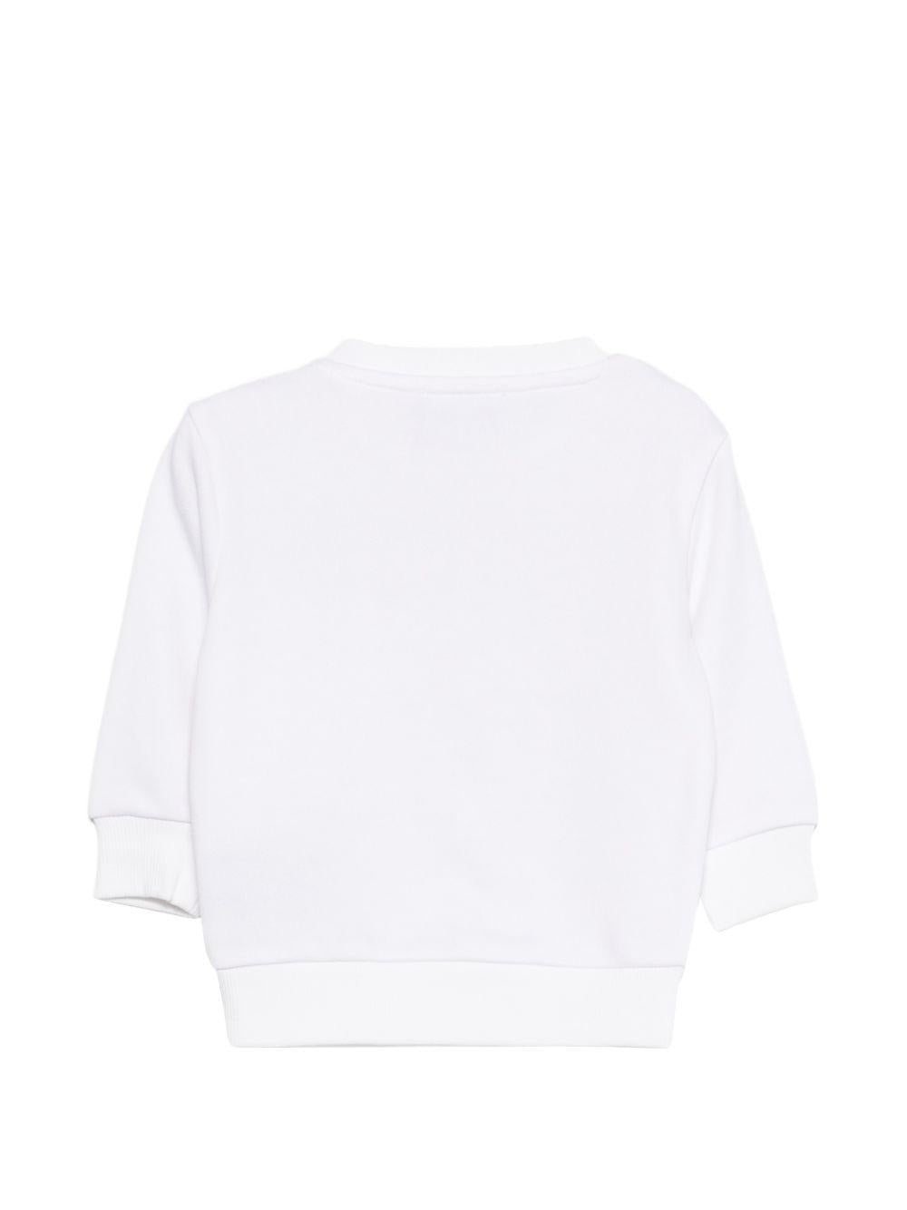 Felpa per neonati John Richmond Junior bianca con dettaglio logo RIP26036FE WHITE JOHN RICHMOND KIDS 