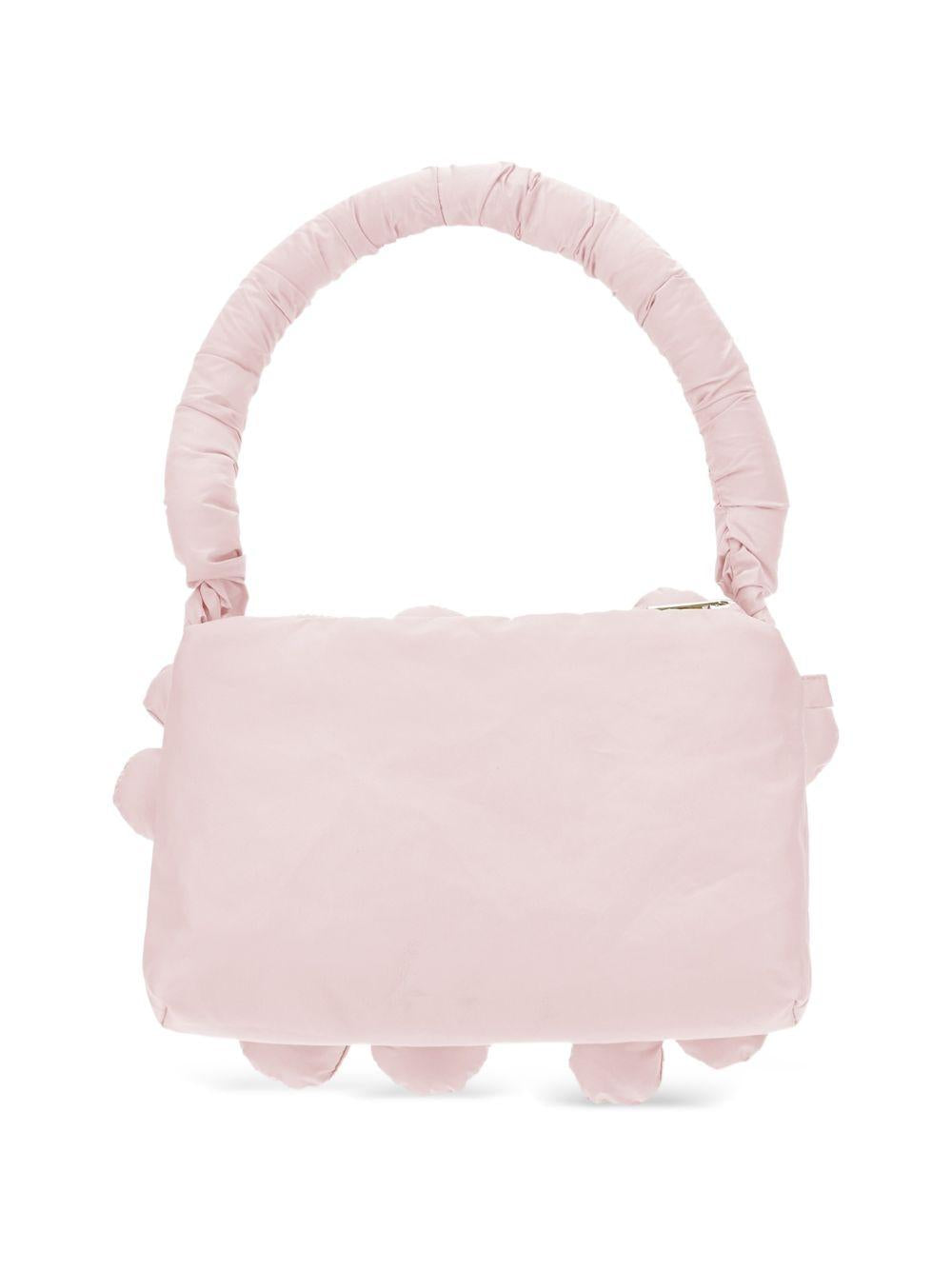 Borsa per bambina Monnalisa Kids rosa con applicazione fiori in rilievo 17H001 8026 0013 MONNALISA KIDS 