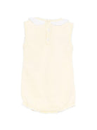 Tutina per neonata Paz Rodriguez gialla con dettaglio fiocco 022-123527 05 PaZ RODRIGUEZ KIDS 