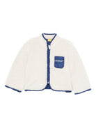Giacca per neonato Off-White Kids bianco con tasca applicata OB7X003F25FAB001 0345 OFF WHITE KIDS 