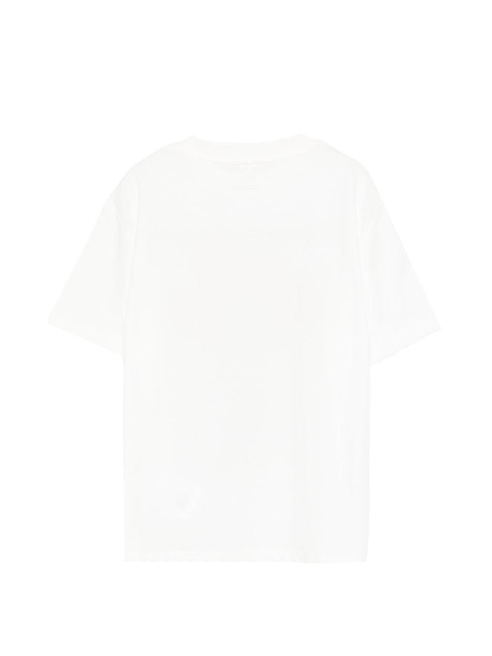 T-shirt per bambina Stella McCartney Kids bianca con stampa vaso con fiori TY8B41 Z0434 101 STELLA McCARTNEY KIDS 