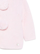 Cardigan per neonata Paz Rodríguez rosa con pompon 012-112955 37 H56 PaZ RODRIGUEZ 