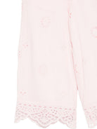 Pantaloni per bambina Louise Misha rosa con dettagli ricamati GRI-S26-P0147 PINK LOUISE MISHA KIDS 