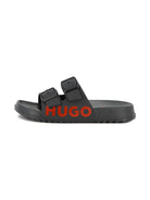 Sandali per bambino Hugo Kids neri con fibbia G01193 09B Hugo KIDS 