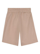 Set t-shirt e shorts per bambino Dkny Kids bianco e beige con stampa logo D62521 20P DKNY KIDS 
