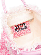 Borsa tote Colette MC2 Saint Barth animalier con dettaglio frange COL0001 03479L MC2 ST. BARTH KIDS 