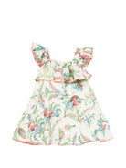 Abito per neonata Etro Kids bianco con stampa floreale GY1060 M0082 106MC ETRO KIDS 