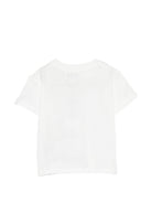 T-shirt per neonati Kenzo Kids bianca con logo sul petto K61724 117 KENZO KIDS 