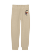 Pantaloni sportivi per bambino Kenzo Kids beige con ricamo Tiger K61455 249 KENZO KIDS 