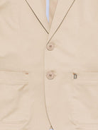 Blazer per bambino DONDUP Kids beige con bottoni sul davanti DMGC0240RA029 0037 DONDUP KIDS 