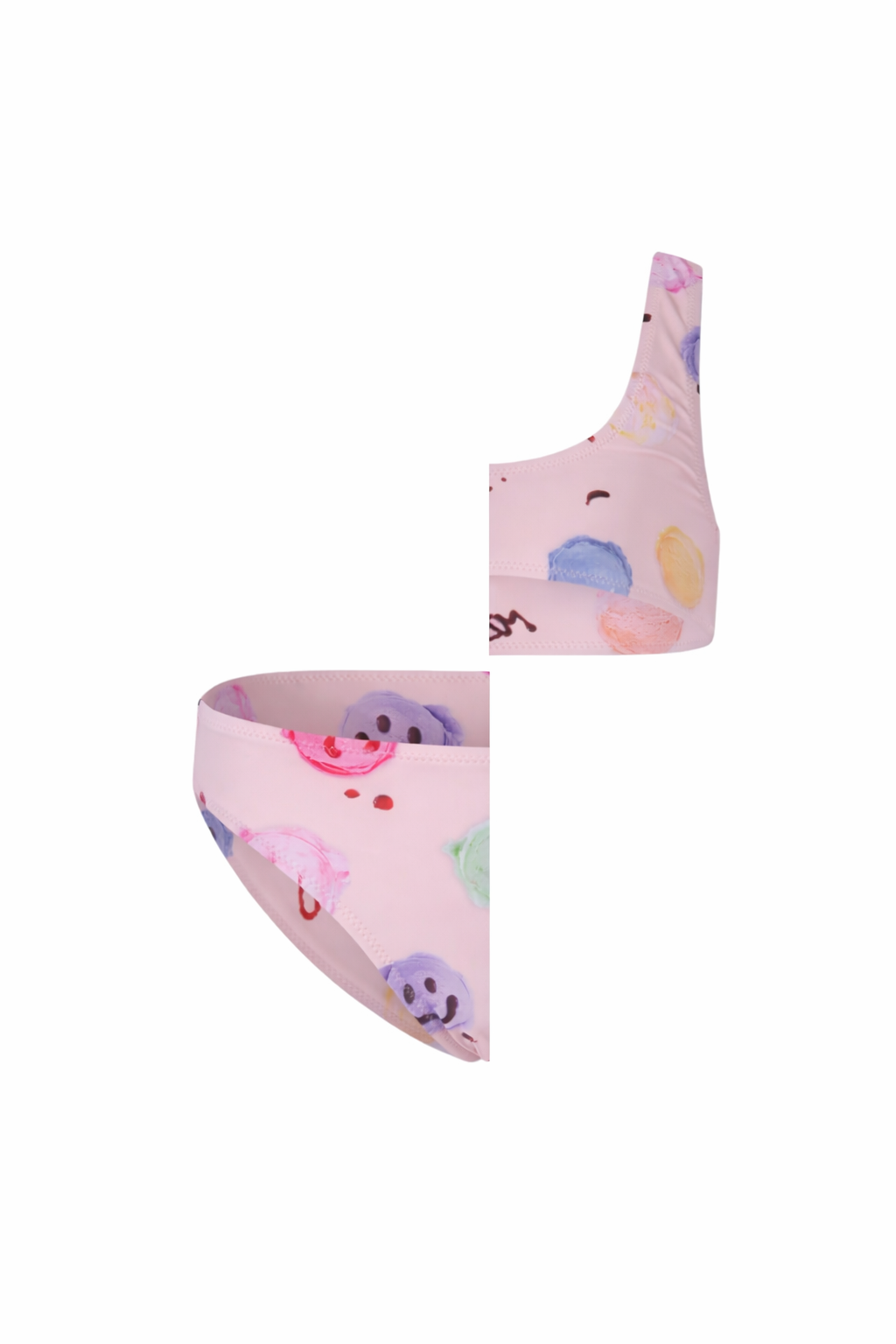 Bikini per bambina Molo Kids bianco a scollo ampio 8S26P112 9502 MOLO KIDS 