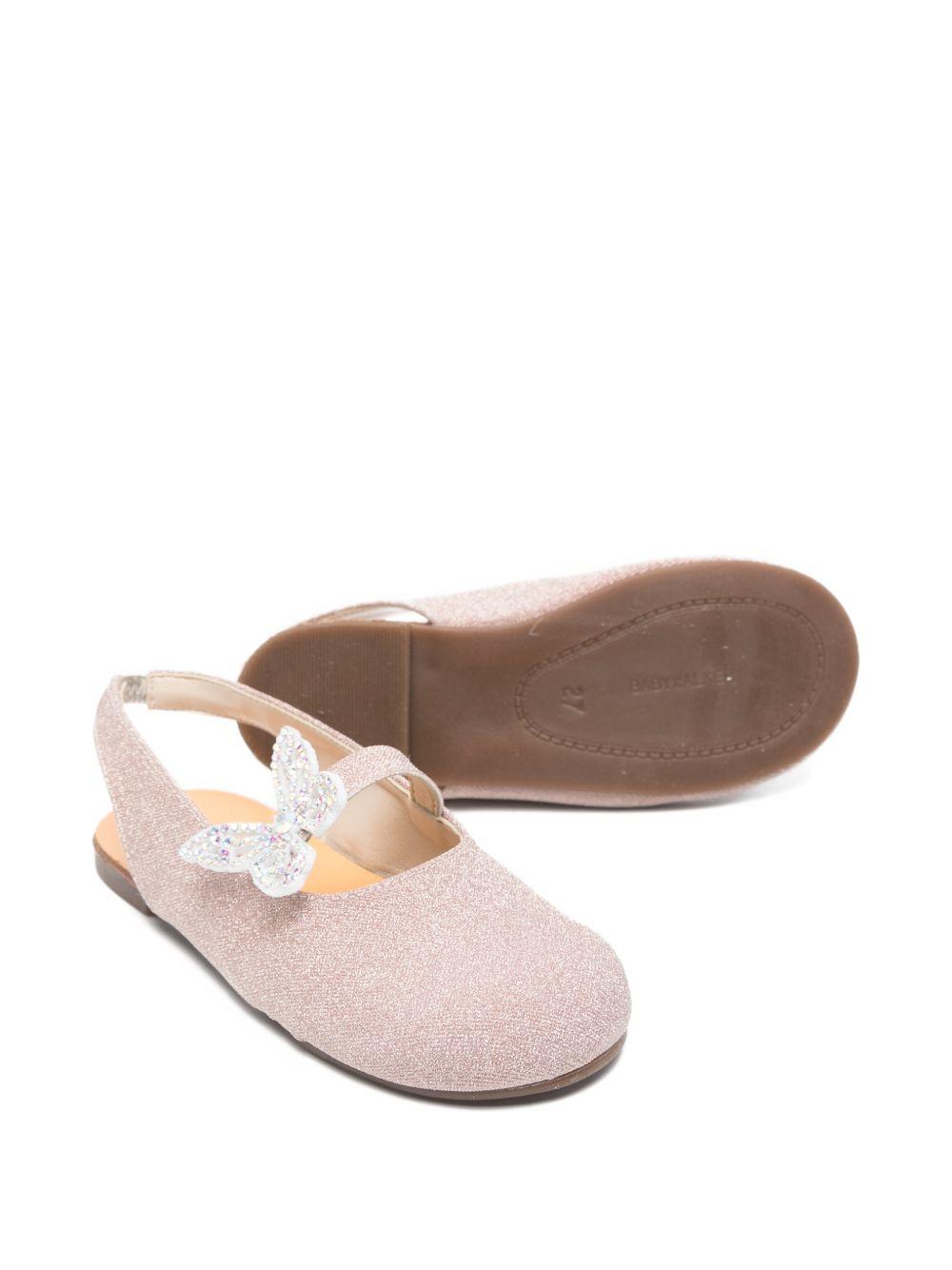 Ballerine per bambina BabyWalker rosa con cinturino posteriore PB5881 DUSTY PINK BABYWALKER KIDS 