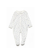 Tutina per neonati Petit Bateau bianca con stampa grafica all-over A0F2P 01 PETIT BATEAU KIDS 