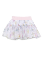 Gonna per neonata Monnalisa bianco a fiori 31E702 5664 0099 MONNALISA 