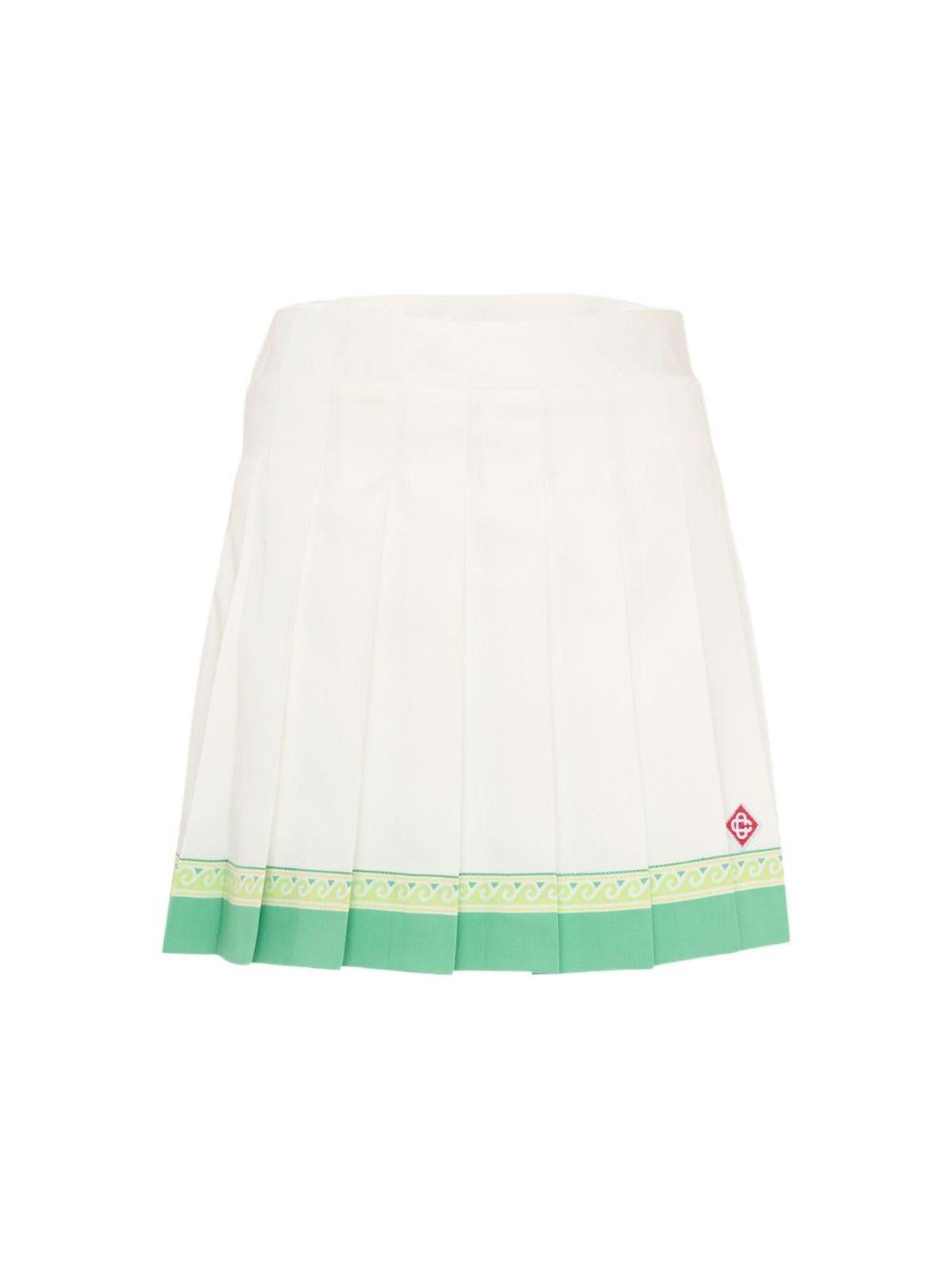 Gonna per bambina Casablanca Kids avorio con dettaglio ricamato KSP26SK15801 WHITE CASABLANCA KIDS 