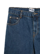 Jeans per bambino Moschino Kids denim con design gamba dritta HUP08VL0E35 41104 MOSCHINO KIDS 