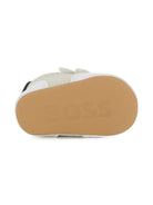Scarpe primi passi per neonato Boss Kids bianco con motivo a pois J52831 10P BOSS KIDS 