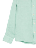Camicia per bambino MC2 Saint Barth Kids verde con colletto classico AGN0001 00265L MC2 ST. BARTH KIDS 