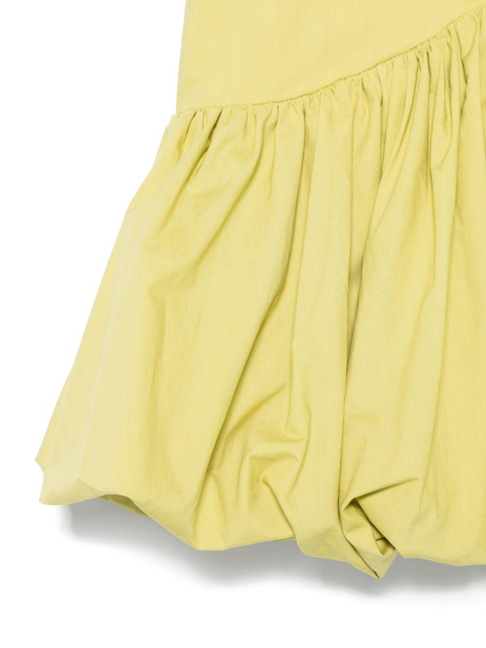 Blusa per bambina Pinko Kids verde a palloncino con scollo a V KFTO0010CA101 1057 PINKO KIDS 