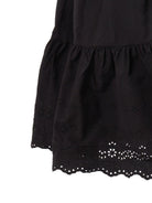 Abito per bambina Monnalisa nero in popeline con fiocco 17G902 7043 0050 MONNALISA KIDS 
