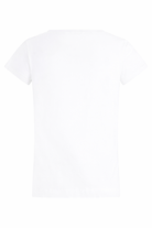T-shirt per bambina Monnalisa bianca con stampa farfalle sul davanti 11G603 7201 0099 MONNALISA KIDS 