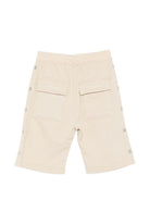 Shorts per bambino Rick Owens Kids beige con vita elasticizzata BG01F3373FP 138 RICK OWENS KIDS 