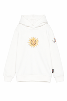 Felpa per bambino Just Cavalli Kids bianca con dettaglio sole JBP26073FE PRISTINE ROBERTO CAVALLI KIDS 