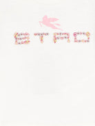 T-shirt per neonata Etro Kids beige con dettagli floreali GY8001 Z3672 102RS ETRO KIDS 