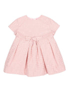 Abito per neonata Fendi Kids rosa con fiocco sul davanti BFB589 AVW6 F0ZKY FENDI KIDS 