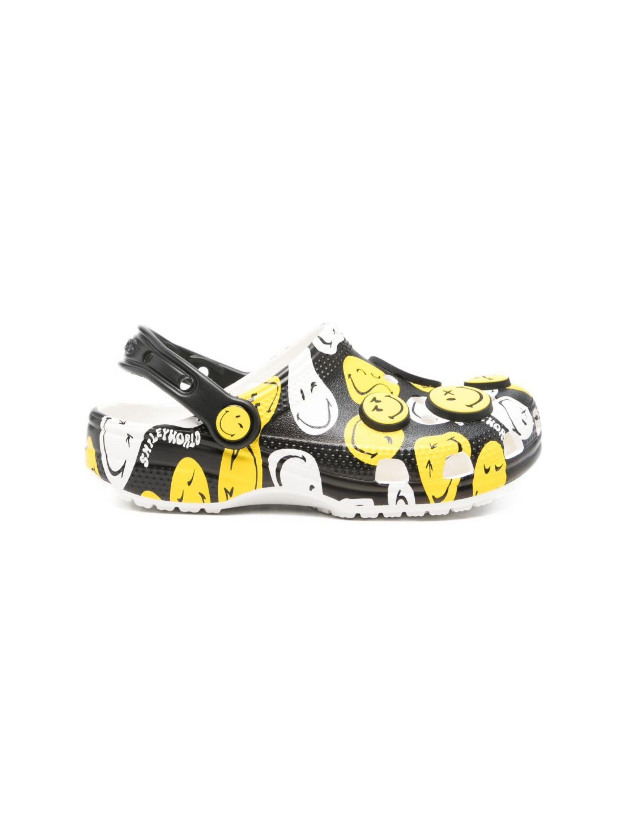 Ciabatte per bambini Crocs Kids multicolore con design Smiley Classic K 211694 MLT CROCS KIDS 