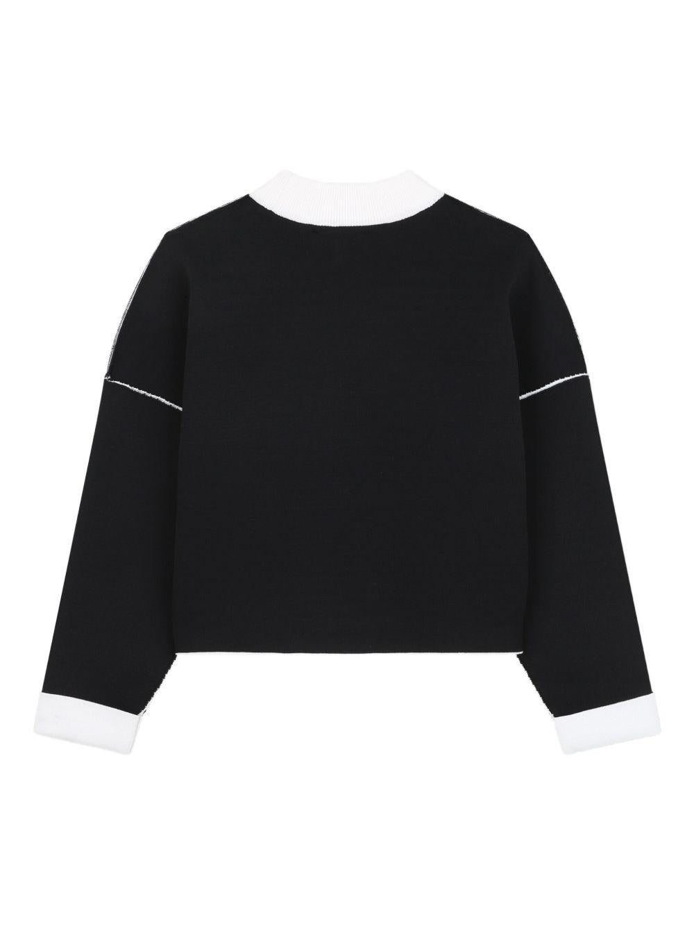 Maglione per bambina Dkny Kids multicolore con dettaglio con logo D62379 M91 DKNY 