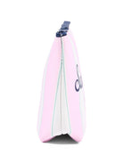 Pochette Aline MC2 Saint Barth bianca e rosa con designa righe ALIN001 00760L MC2 ST. BARTH KIDS 